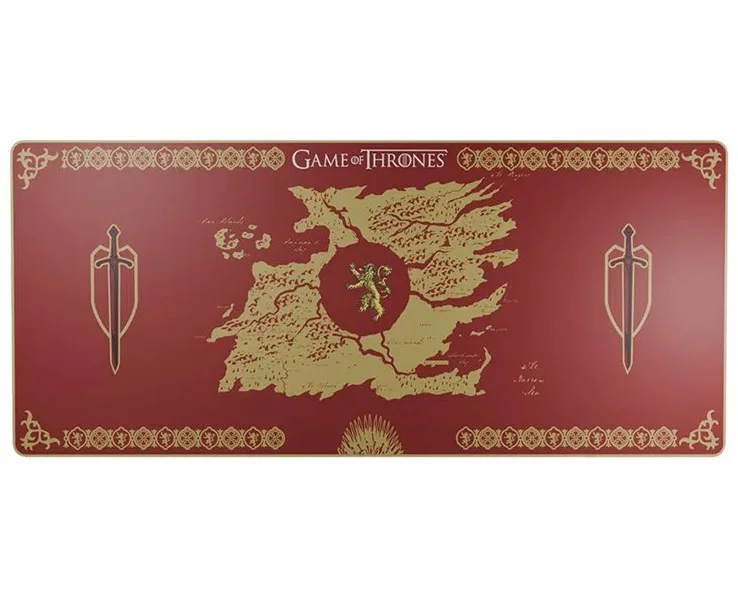 LEXIP X TSUME GAME OF THRONES LANNISTER Mouse Pad XXL Red