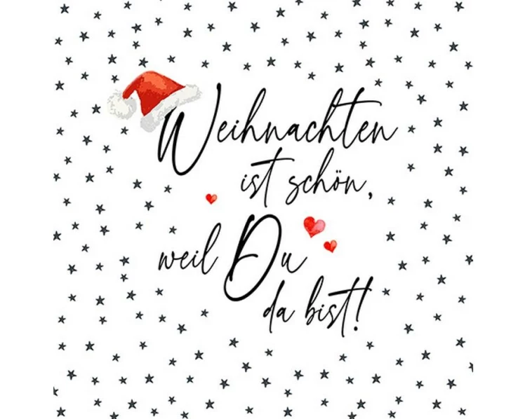 Braun + Company Servietten Atelier Weihnachten mit Dir 33 x 33 cm, 20 Stück