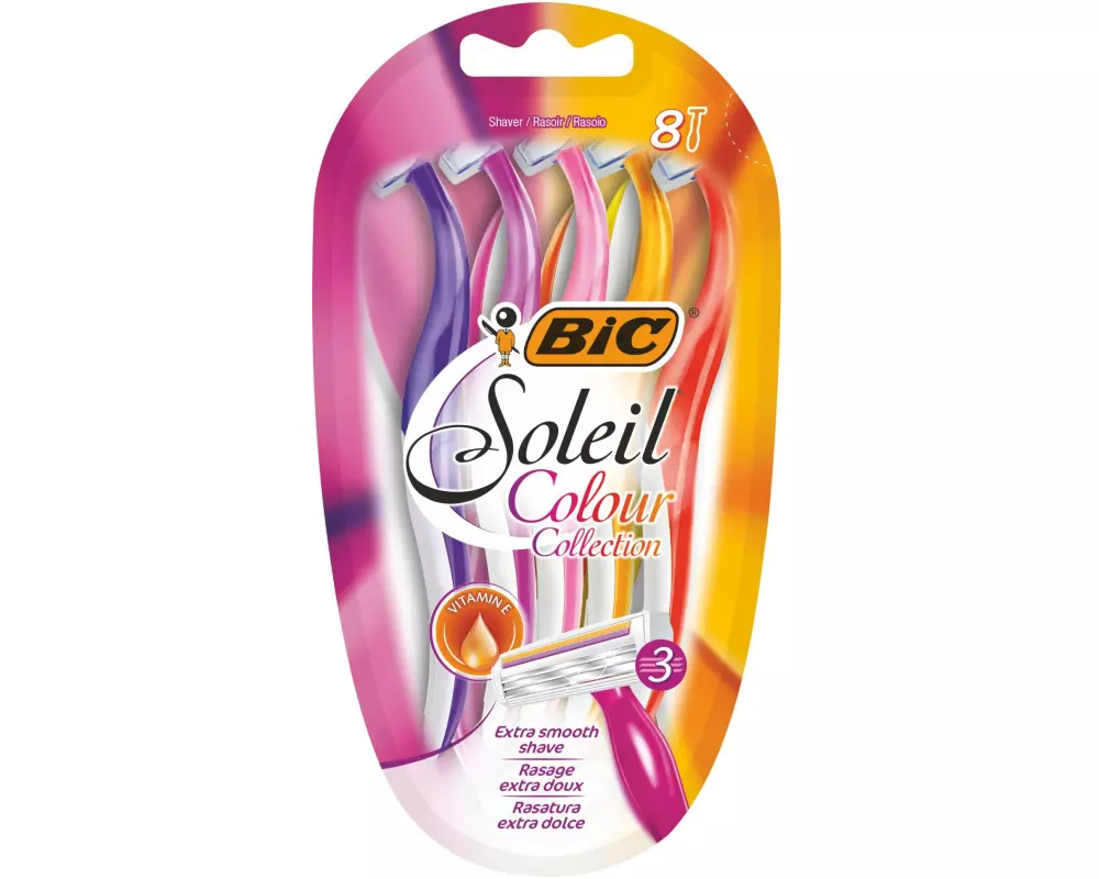 BIC Damenrasierer Soleil Colour Collection 8 Stück