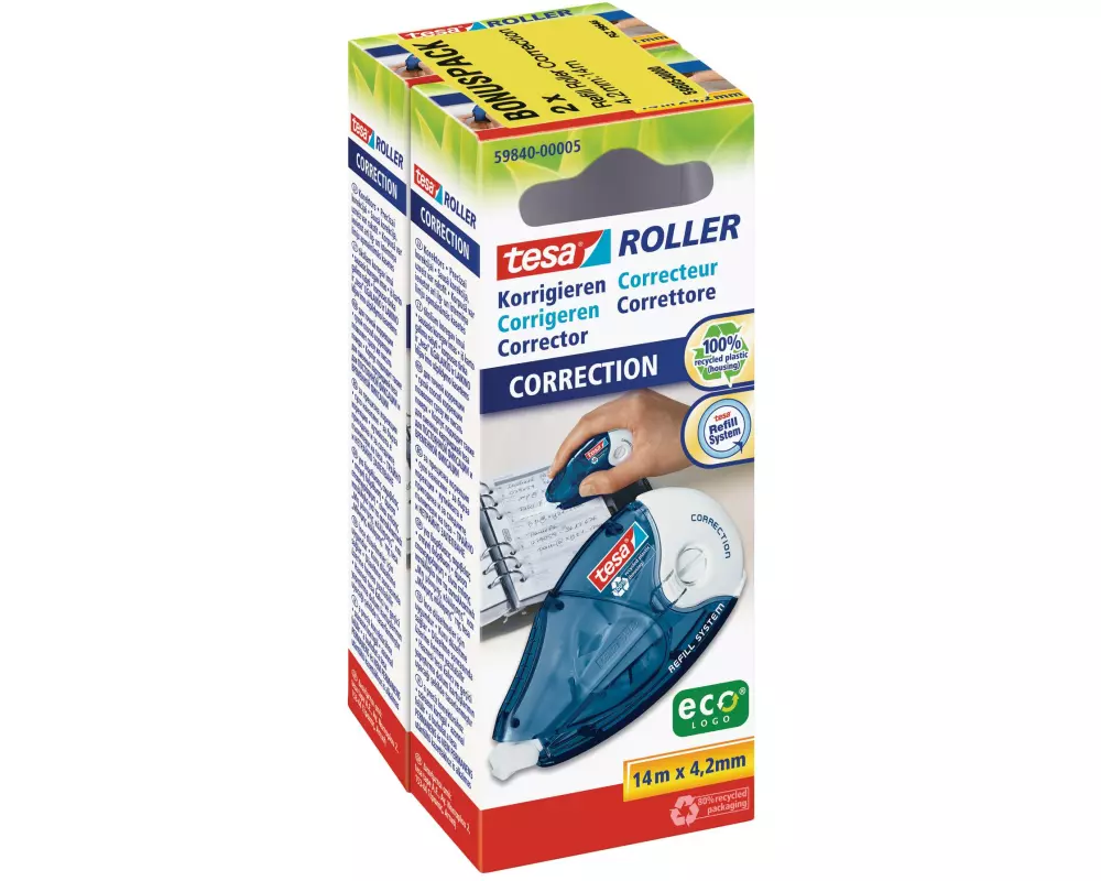 tesa tesa Roller Korrigieren 2er Sparpack
