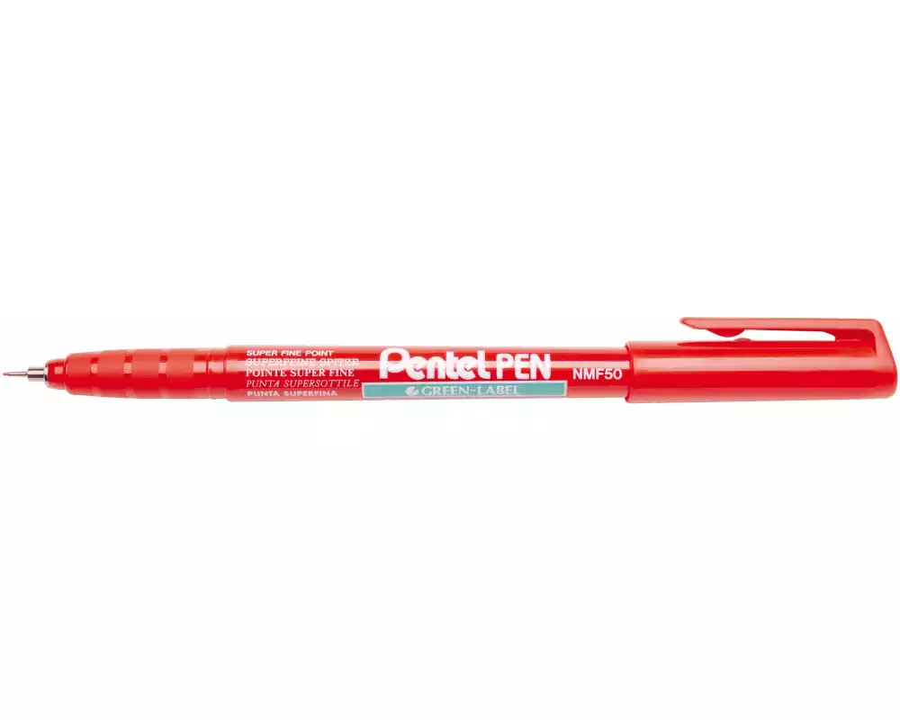 pentel Fineliner Green Label 0.6 mm 0.4 mm, Rot