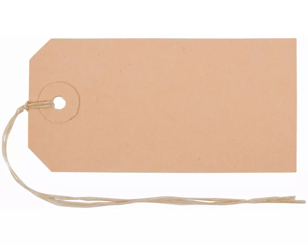 Biella Hängeetiketten 50 x 100 mm, 50 Stück