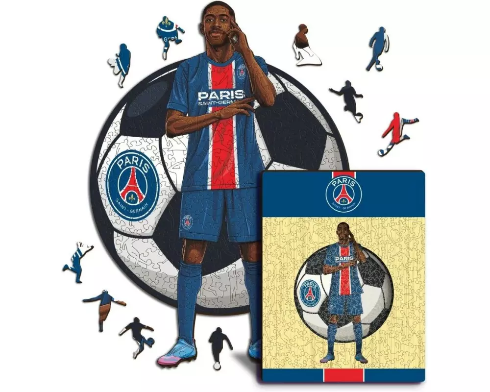 Iconic Puzzle Holz-Puzzle Ousmane Dembele – PSG S, 150 Teile