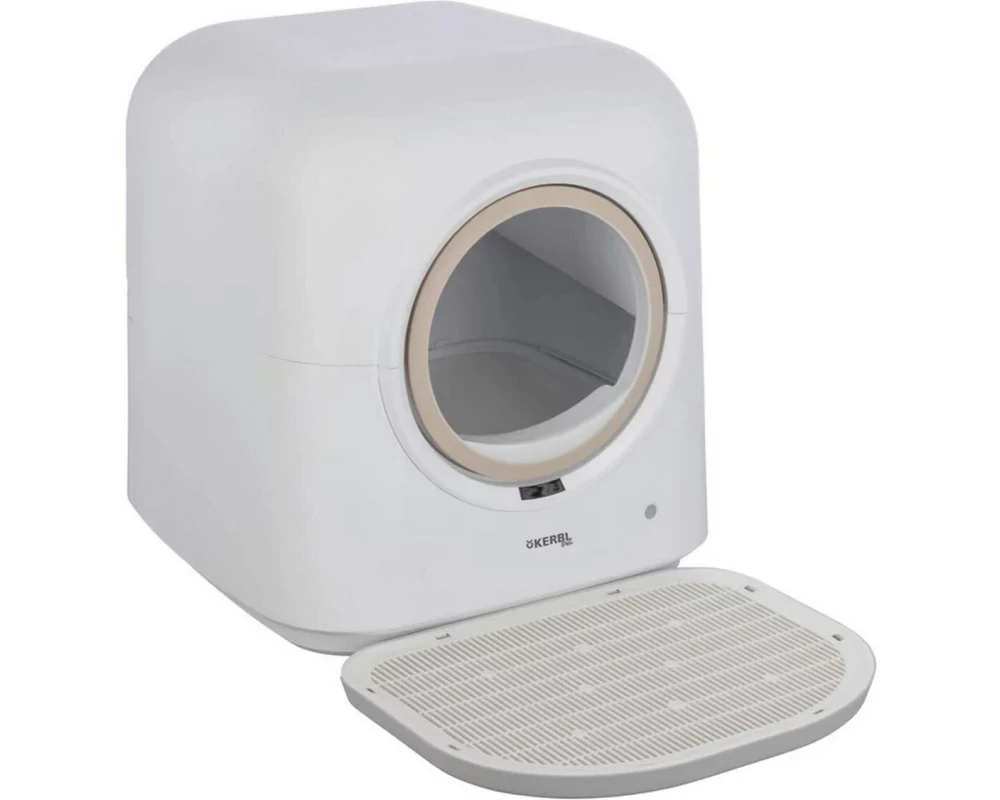 Kerbl Katzentoilette Smart, selbstreinigend, Weiss