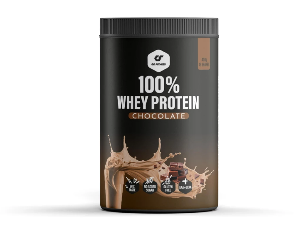 Go Fitness Pulver 100% Whey Protein Schokolade 400 g