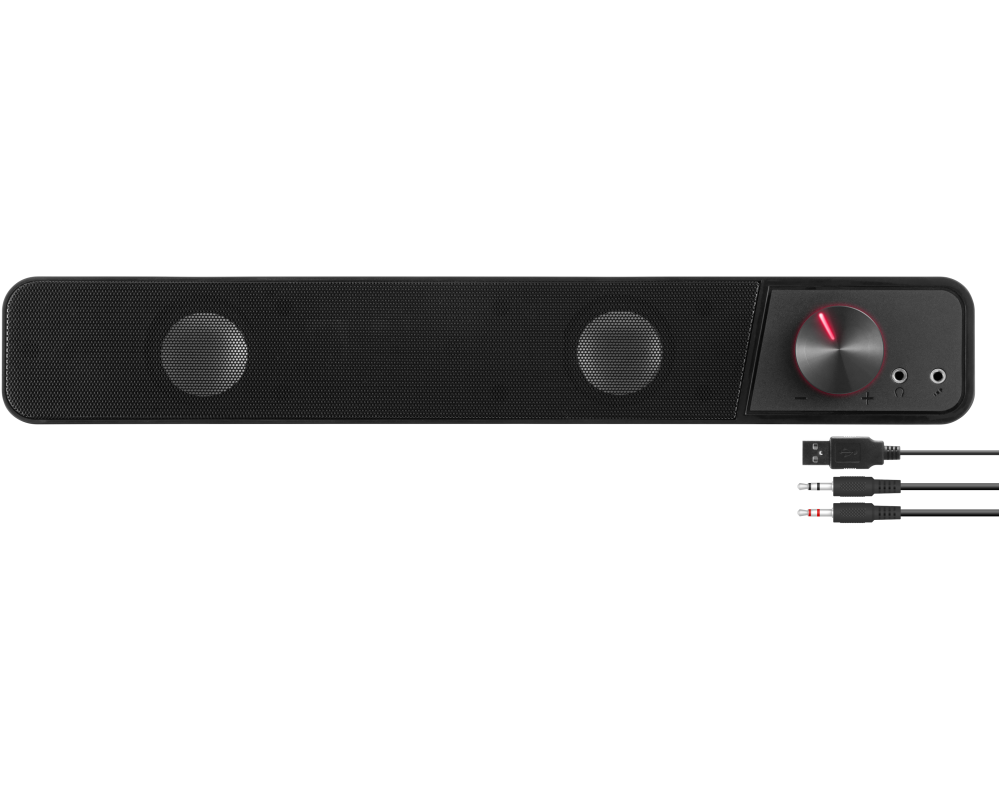 SPEEDLINK BRIO Stereo Soundbar SL-810200-BK Black