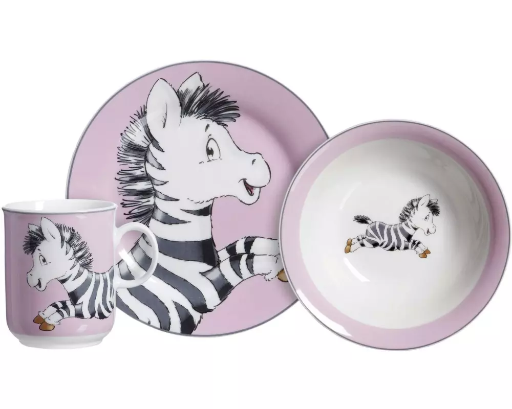 Ritzenhoff & Breker Kindergeschirrset Happy Zoo Zoe 3-teilig