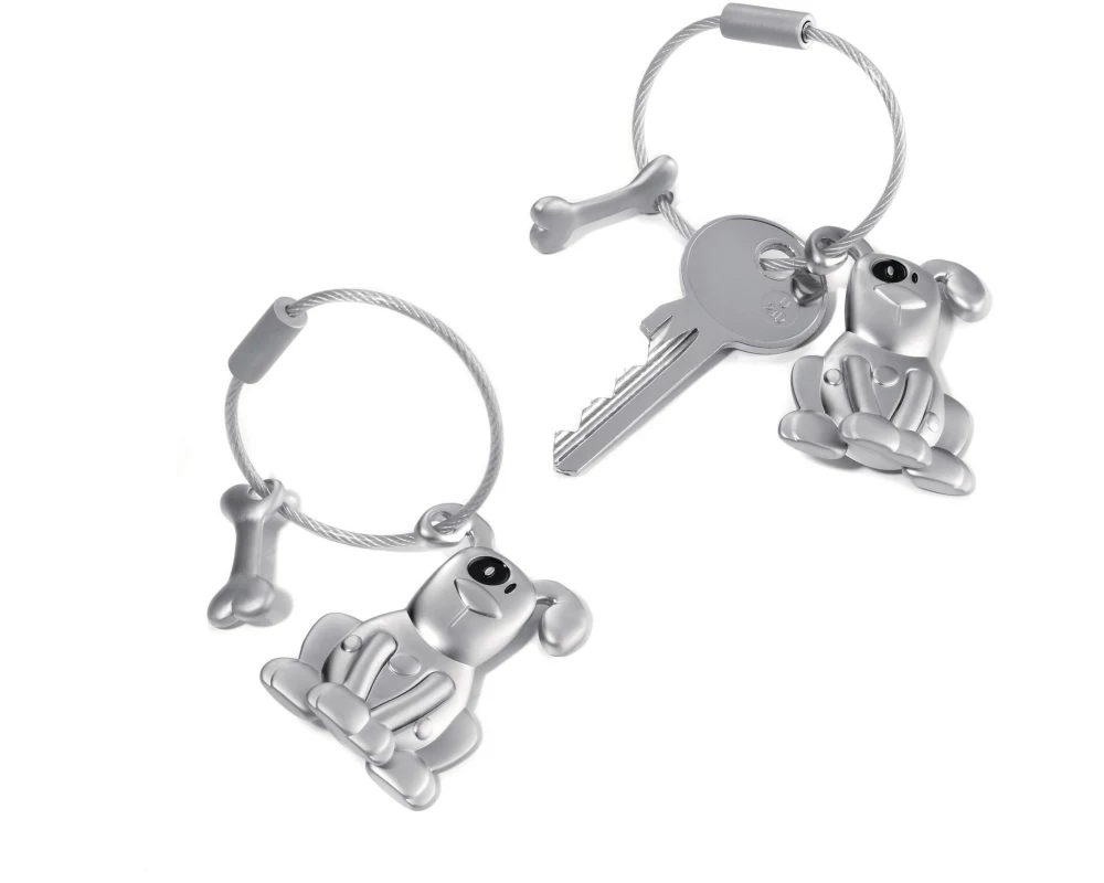 Troika Schlüsselanhänger PETE Silber