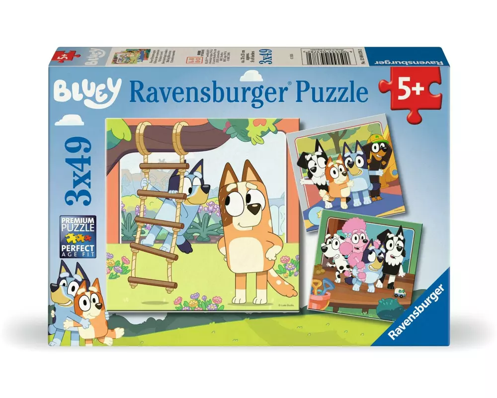 Ravensburger Puzzle Bluey 3 x 49