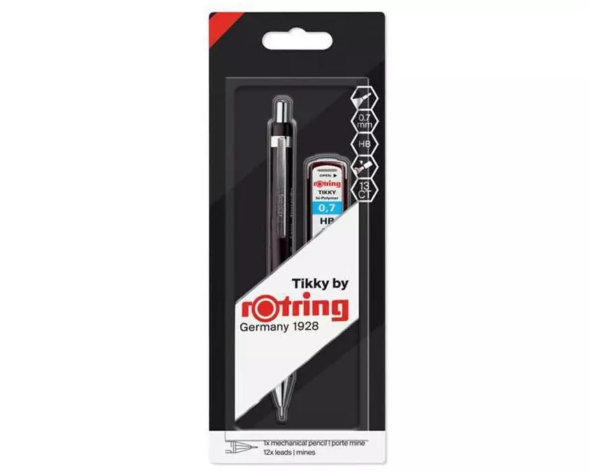 Rotring Minenbleistift Tikky HB, 0.7 mm, inkl. Minendose