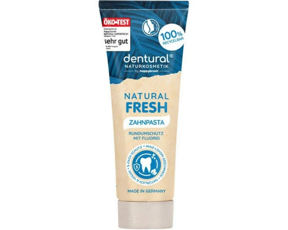 happybrush Zahnpasta Natural Fresh 75 ml