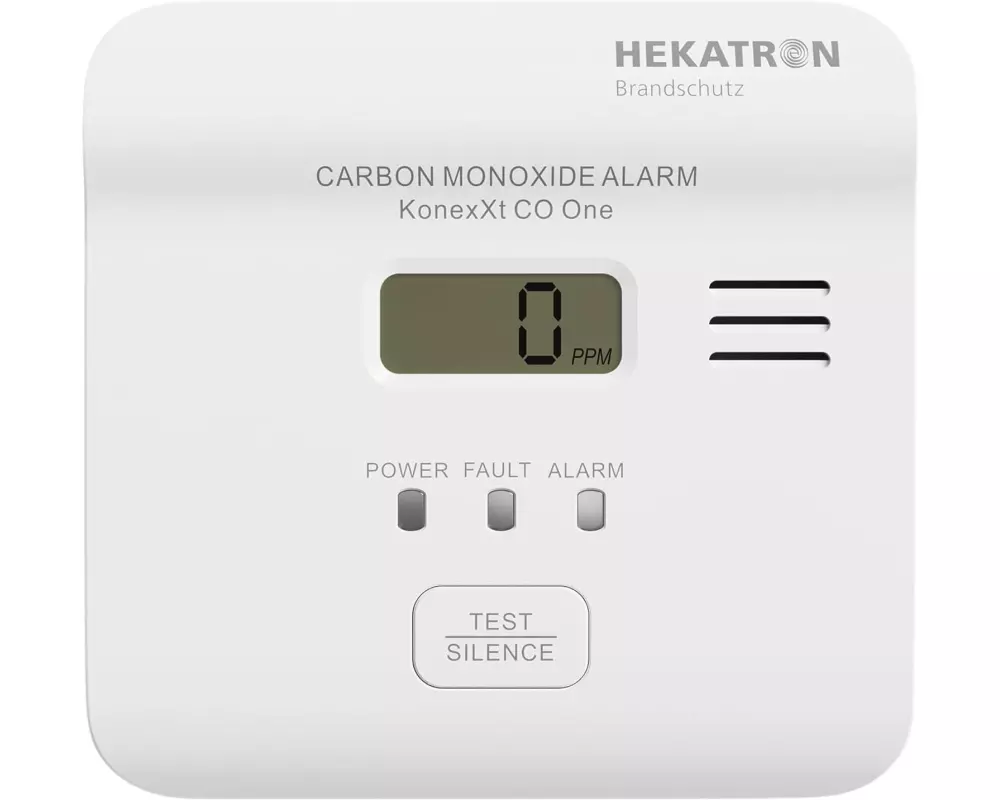 Hekatron CO-Warnmelder KONEXXT CO One 85dB, IP42, elektrochemisch