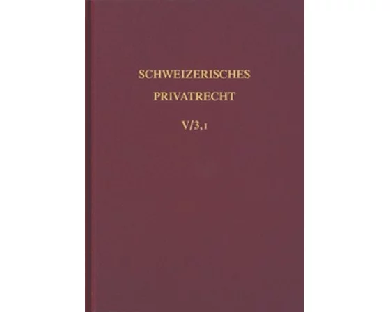 Bd. V/3, I: Sachenrecht. Das Grundbuch 1. Abt.