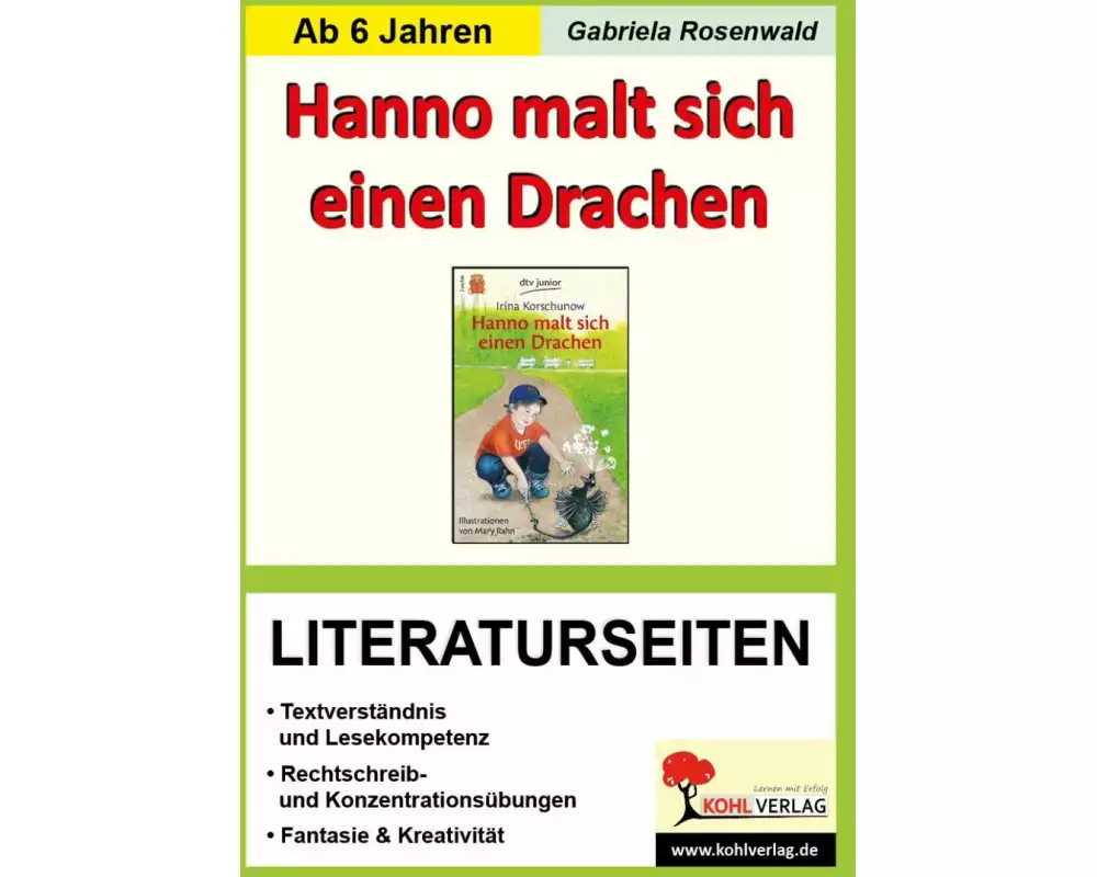 Hanno malt sich einen Drachen - Literaturseiten