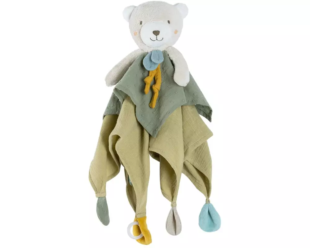 fehn Schmusetuch Natur Bär