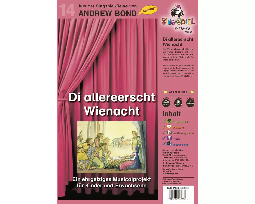 Di allereerst Wienacht, Singspiel mit CD (SS14)