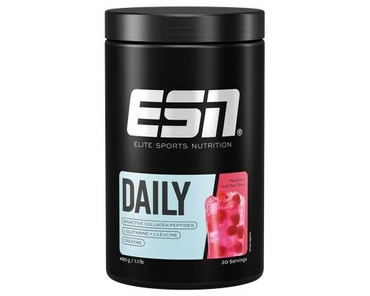 ESN Pulver Daily Raspberry Iced Tea, 480 g