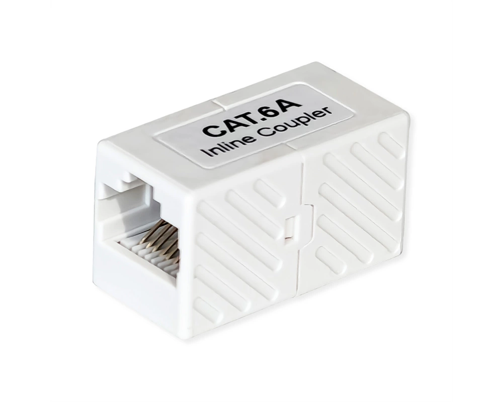 VALUE RJ-45 Kupplung ungeschirmt, Cat.6A (Class EA), weiß