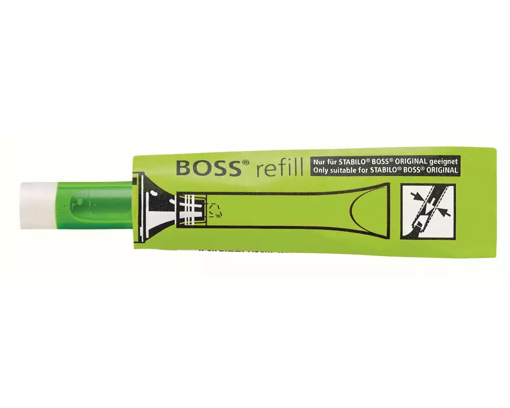 STABILO Boss Refill Neongrün, 20 Stück