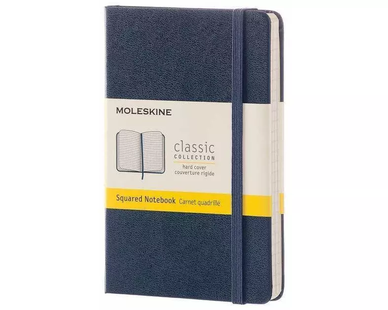 Moleskine Sapphire Blue Pocket Squared Notebook