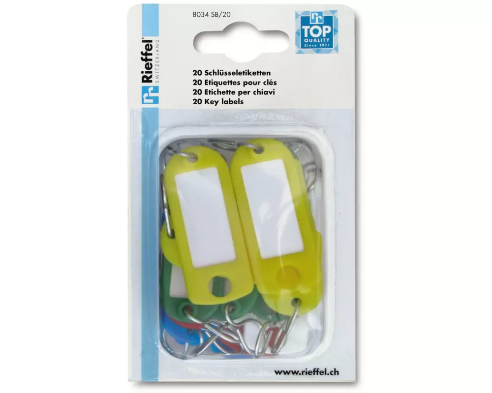 Robert Rieffel Schlüsselanhänger 8.5 x 14 cm, 20 Stück