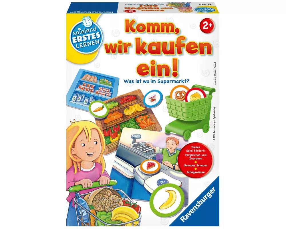 Komm, wir kaufen ein! - Spiele für Kleinkinder ab 2 Jahre