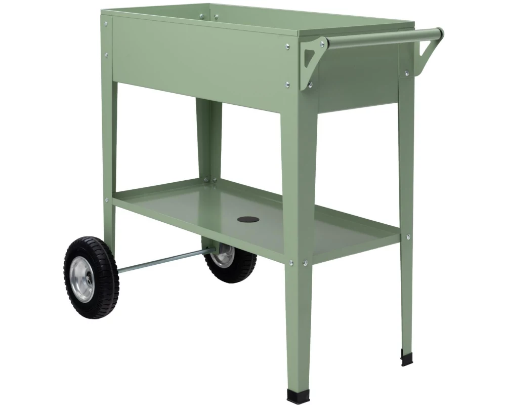 COCON Hochbeet mit Räder 85 x 50 x 80 cm, Mint