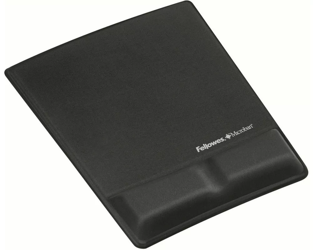 Fellowes Workplace Ergonomische Mausmatte Health-V Schwarz Schwarz