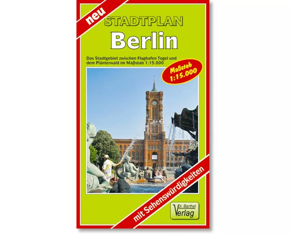 City Map, Stadtplan Berlin 1 : 15 000