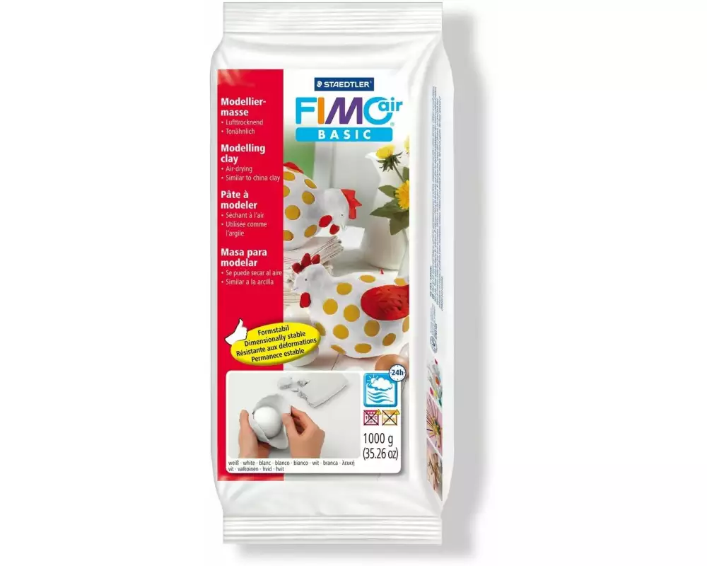 Fimo Modelliermasse Air Basic Weiss