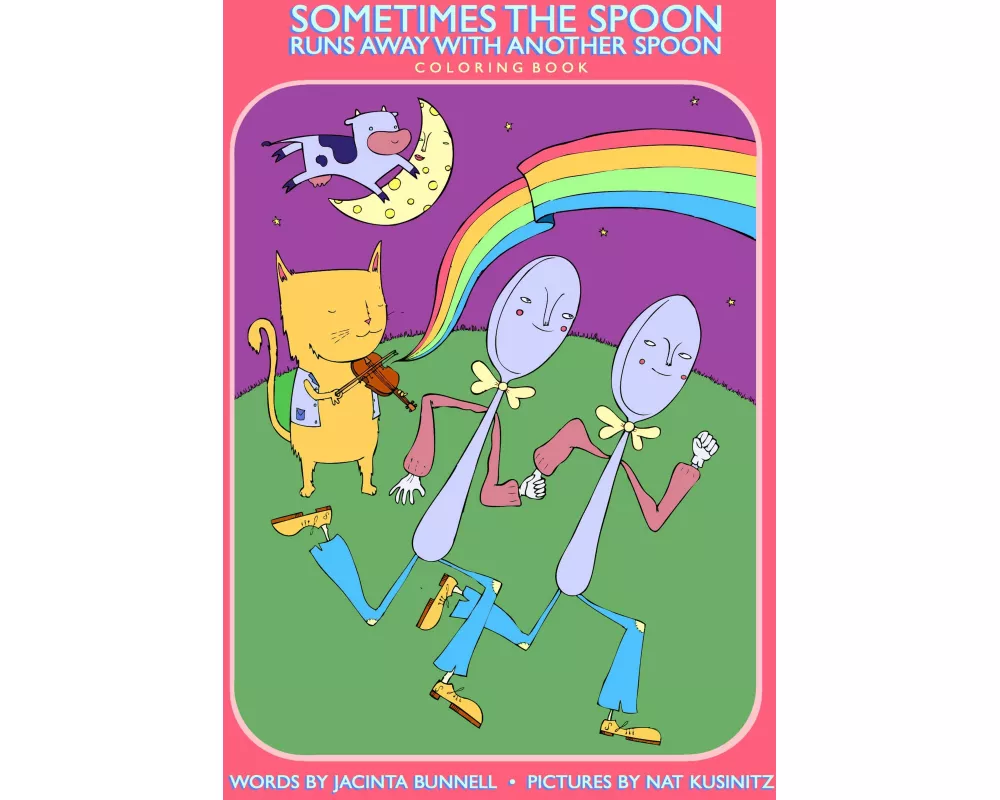 Sometimes the Spoon Runs Away with Another Spoon Coloring Book