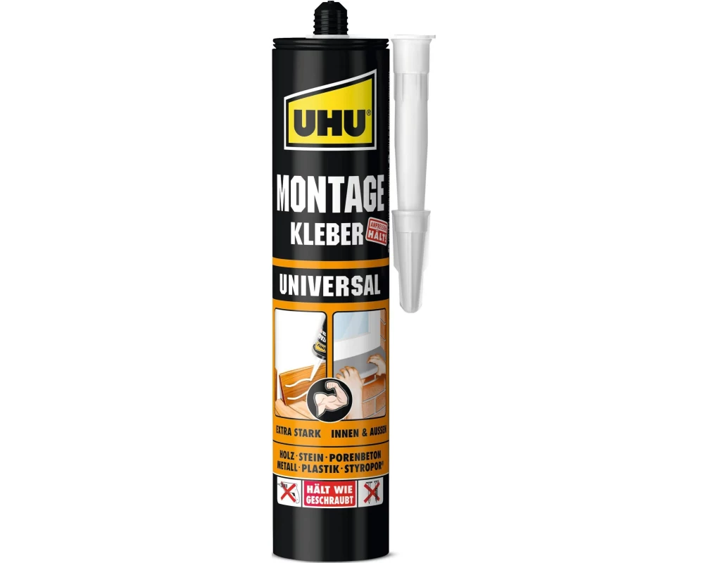 UHU Montagekleber Universal 310 ml, Weiss
