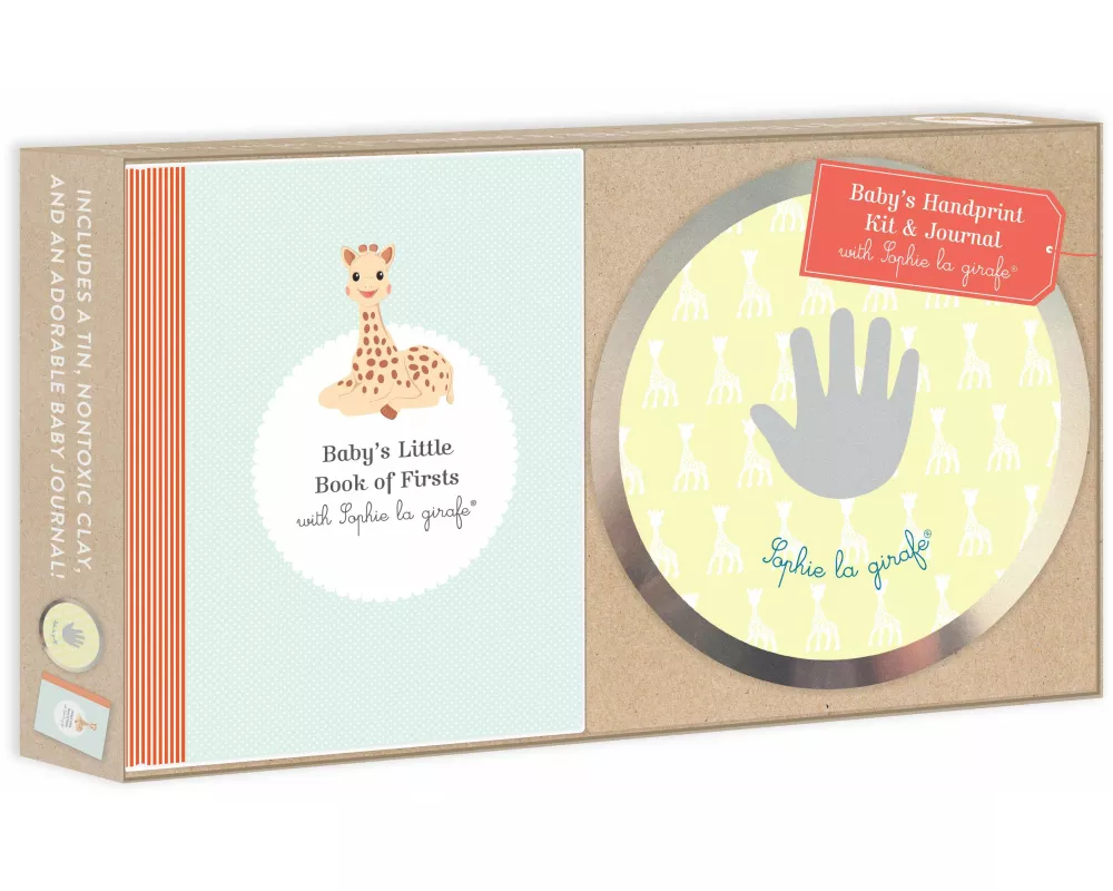 Baby's Handprint Kit and Journal with Sophie La Girafe