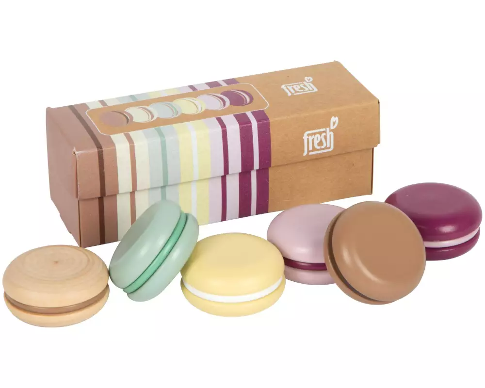small foot Macarons Holz, fresh