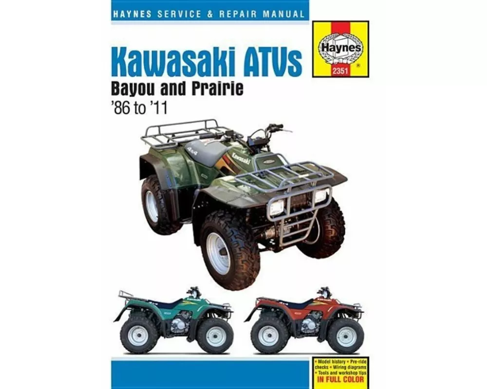 Kawasaki Bayou & Prarie ATVs (86 - 11)