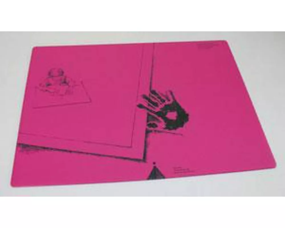 Schreibtischauflage für Linkshänder - Pink