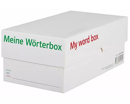 Wörterbox - Word box - Boîte à mots