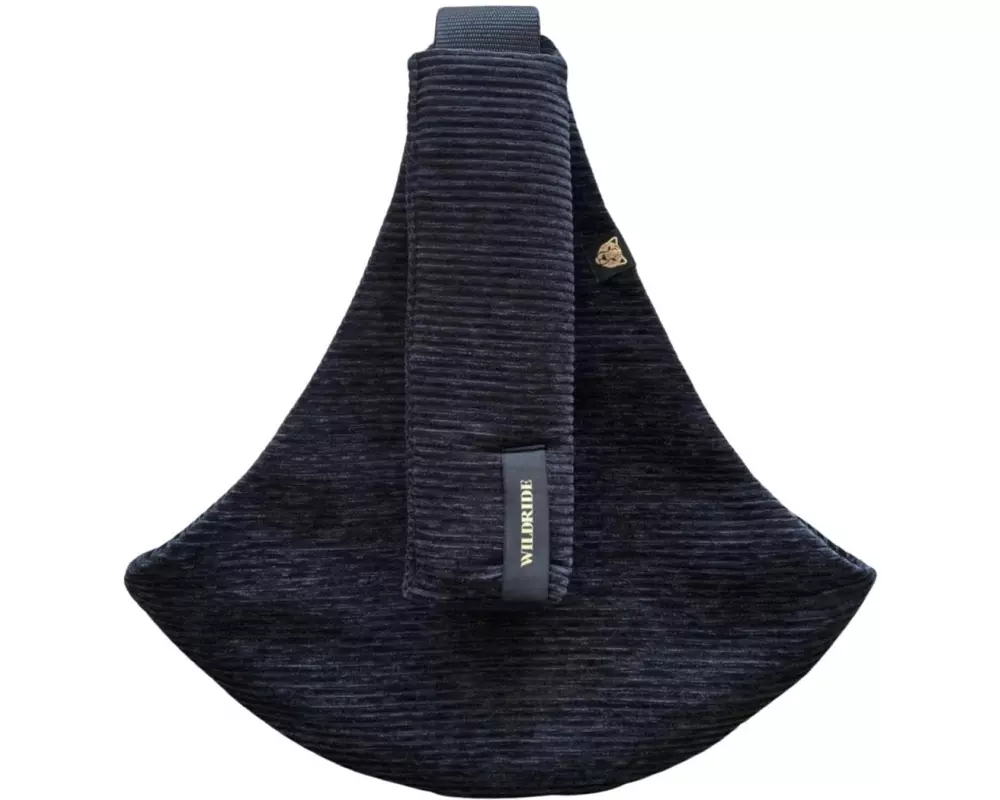Wildride Babytrage Wildride Black Rib