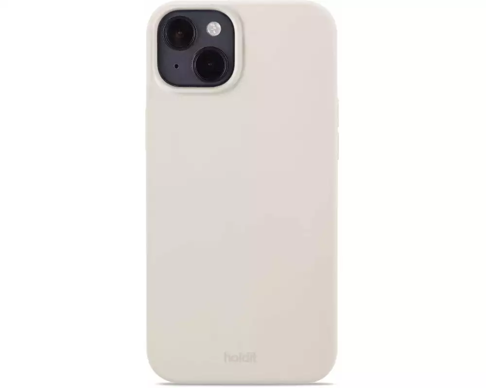 Holdit Back Cover Silicone iPhone 15 Plus Beige