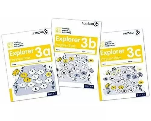 Numicon: Number, Pattern and Calculating 3 Explorer Progress Books ABC (Mixed pack)