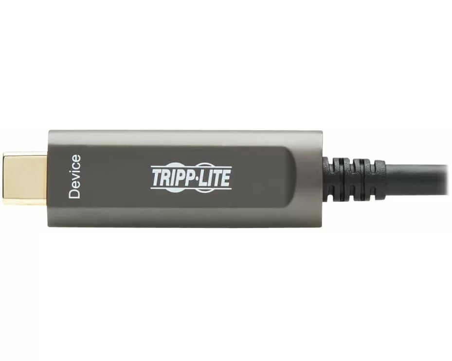 EATON TRIPPLITE USB-A, to, USB-C, AOC, Cable, M/M, USB, 3.2, Gen, 2, Fiber, Active, Optical, Data, Only, Black, 10m