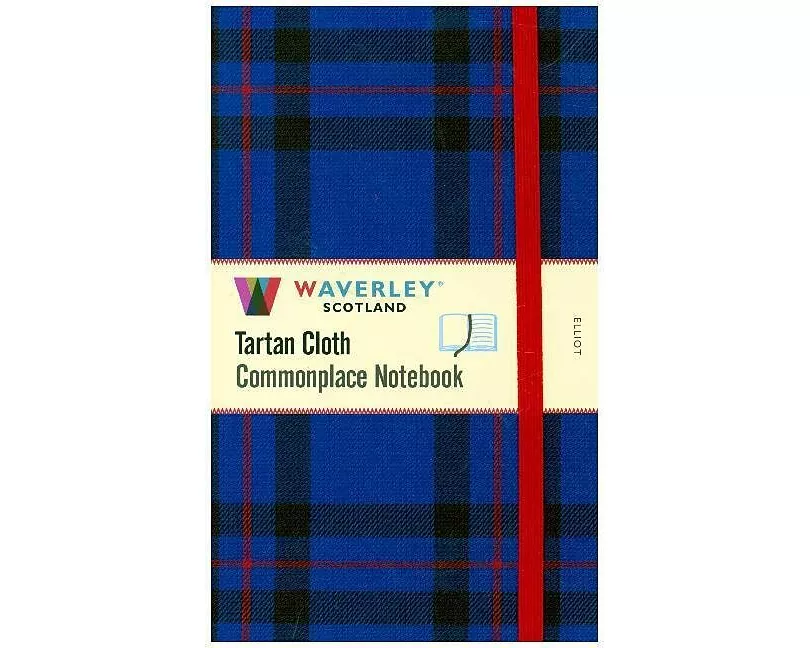 Elliot Waverley Tartan Cloth Commonplace Large 21 x 13cm Notebook
