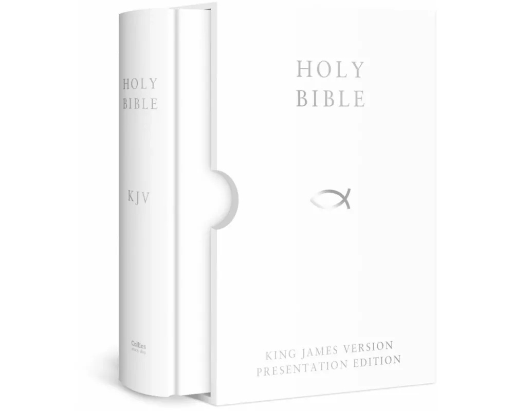 HOLY BIBLE: King James Version (KJV) White Presentation Edition