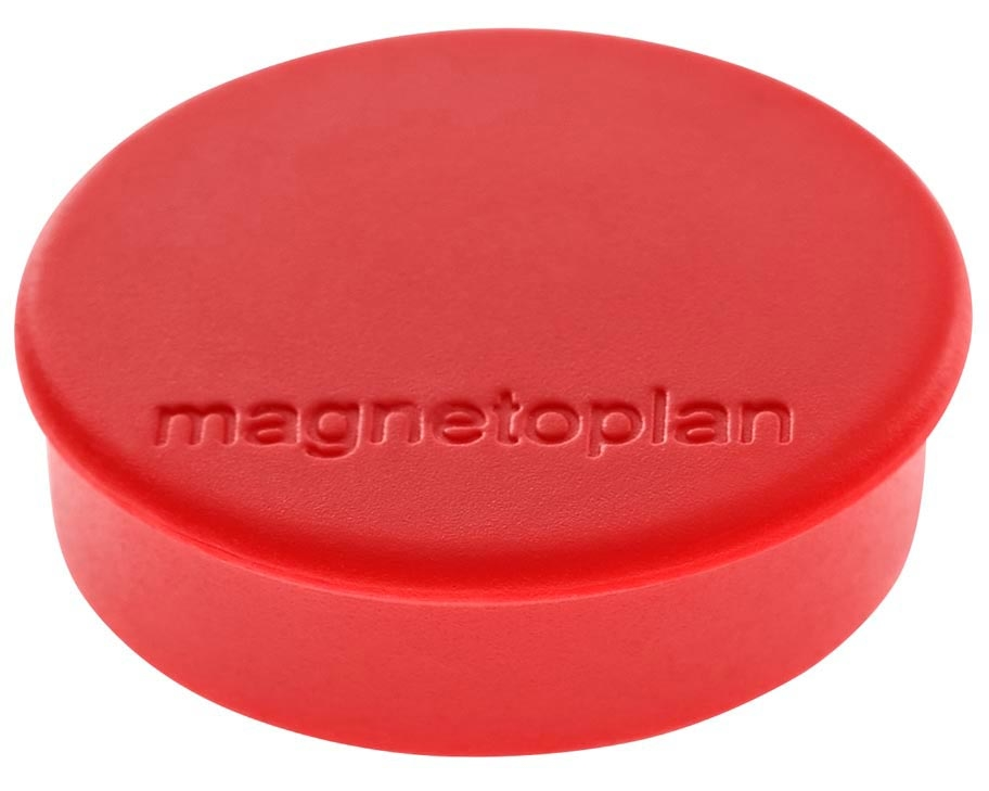 MAGNETOPLAN Haltemagnete Hobby 16645606 rot, Blister 6 Stk.