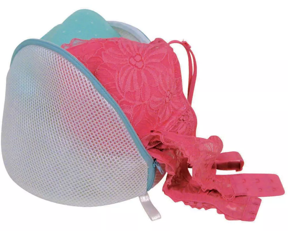 MSV Wäscheschutzbeutel 11 x 18 x 13.5 cm, Weiss