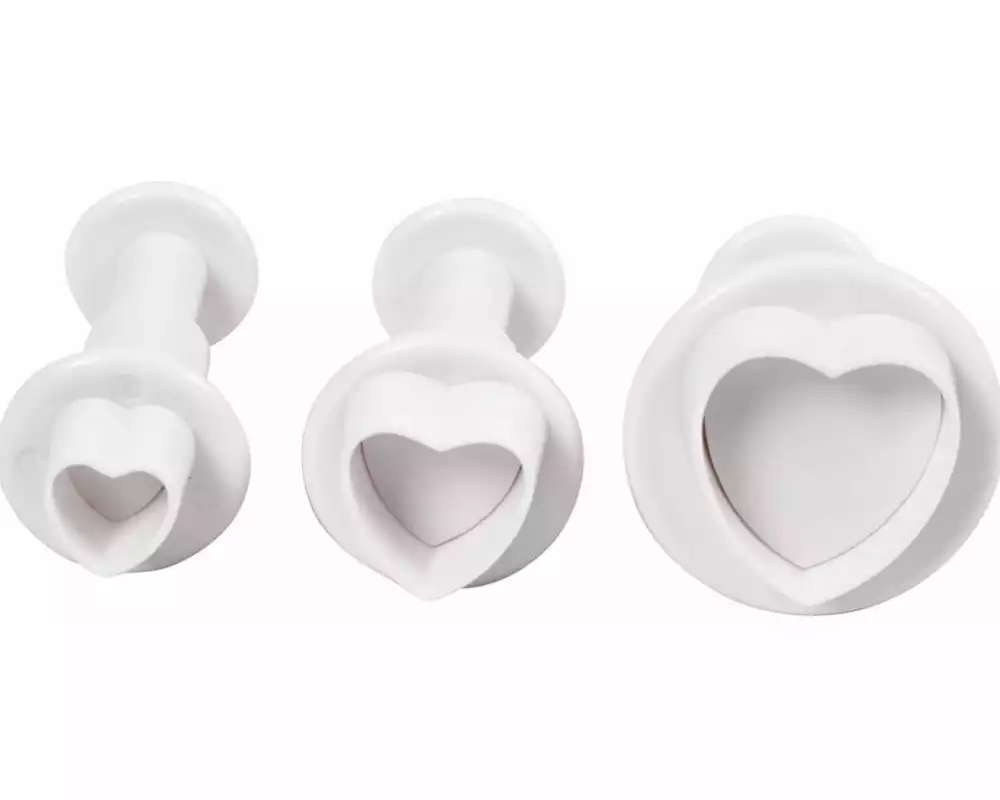 Creativ Company Guetzli-Ausstecher-Set 3 Stück, Herz