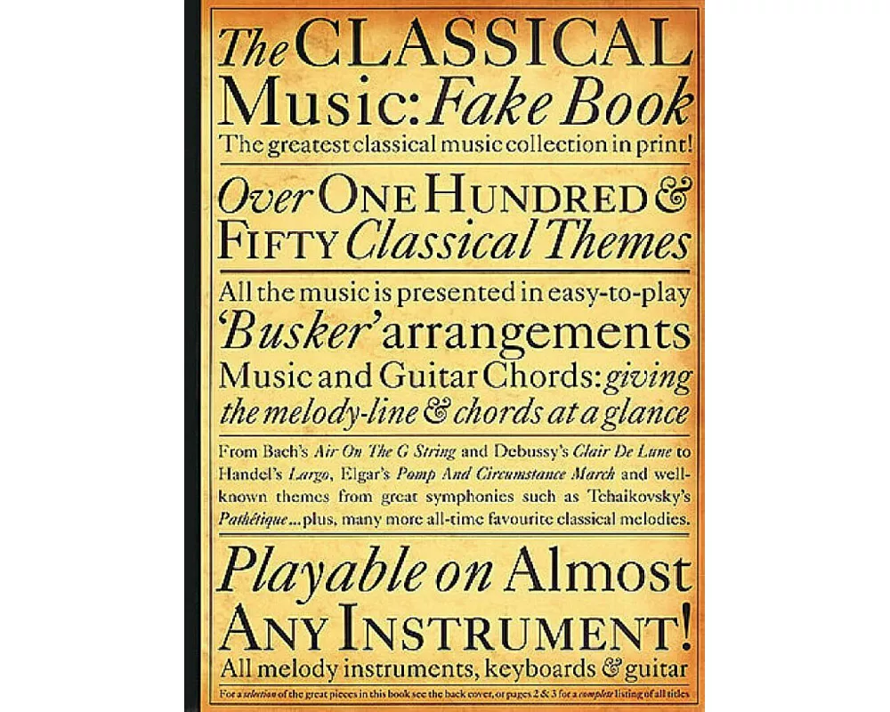 The Classical Music Fake Book