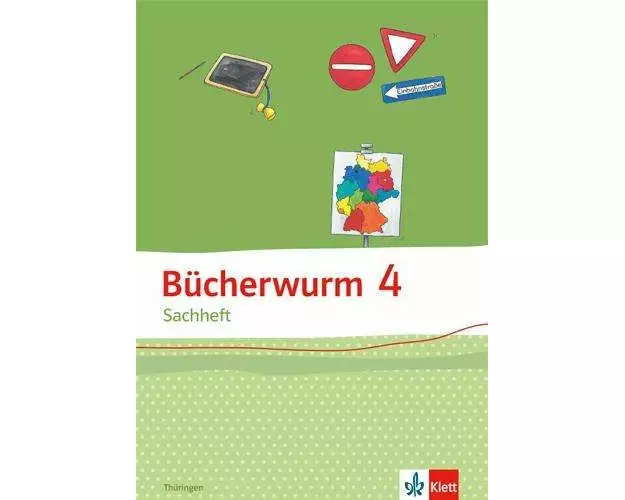 Bücherwurm Sachheft. Arbeitsheft 4. Schuljahr für Thüringen