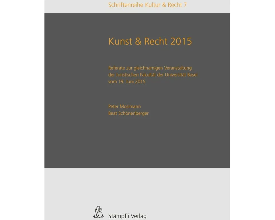 Kunst & Recht 2015 / Art & Law 2015