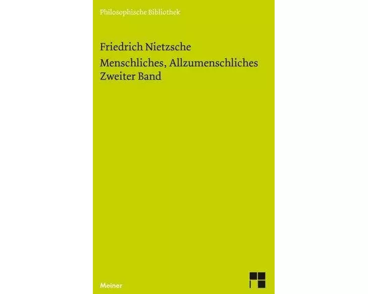 Menschliches, Allzumenschliches 2 (Neue Ausgabe 1886)